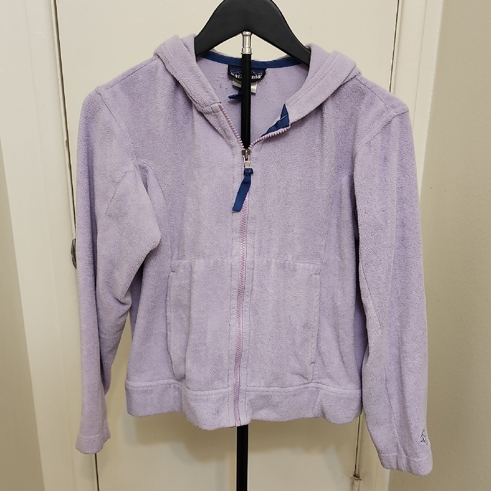 Patagonia Purple Full Zip Hoodie Lightweight Jacket